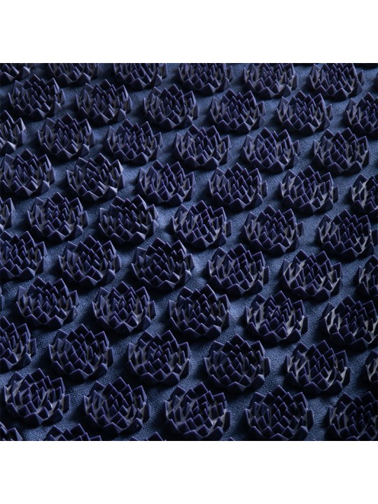 ActivFizjo premium natural acupressure mat, navy blue, with a pillow