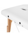Stół składany do masażu wood Komfort Activ Fizjo Lux 2 segmentowy 190x70 BIAŁY