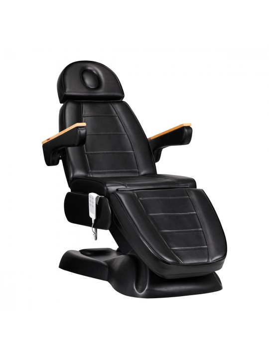 SILLON Lux 273b elektrické kosmetické křeslo, 3 motory, černé