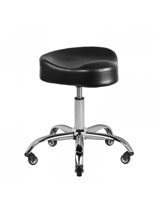 Gabbiano hairdressing stool A450 black