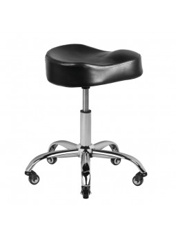 Gabbiano hairdressing stool A450 black