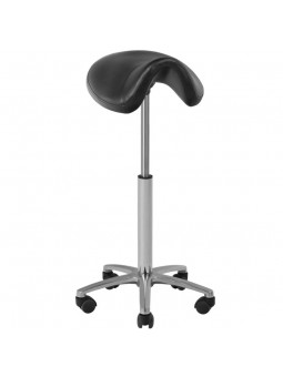 Gabbiano Taboret kosmetyczny-fryzjerski 001B czarny wysoki