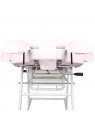 Ivette pink eyelash treatment chair