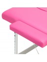 Stół składany do masażu aluminiowy komfort Activ Fizjo 2 segmentowe róż