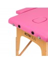 Stół składany do masażu drewniany Komfort Activ Fizjo 2 segmentowe róż