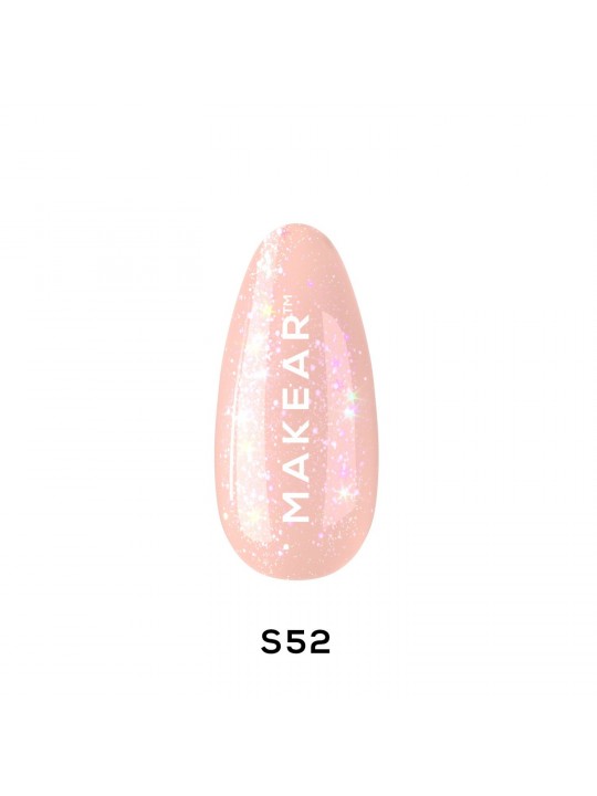 Гібридний лак для нігтів Makear Summer Lineup 8 мл - Glitter idol S52
