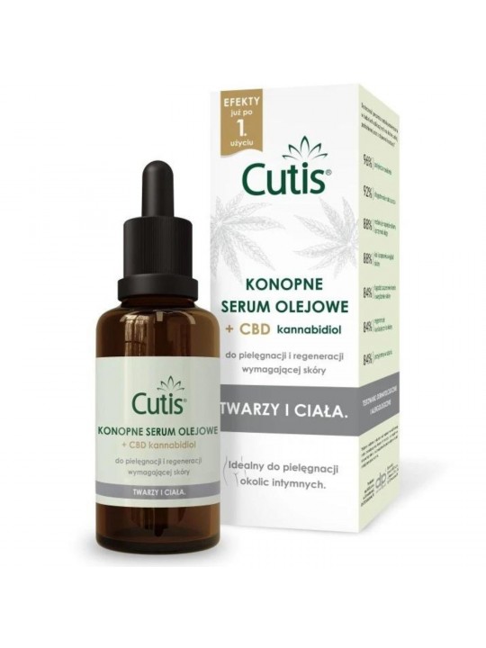 CUTIS Konopné olejové sérum s CBD 50ml - regenerace suché pokožky