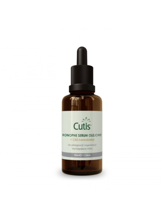 CUTIS - Hemp oil serum with CBD 50ml - regeneration of dry skin