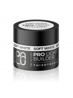 Palu Gel Pro Light Builder Thixotropic Soft White UV/LED - Багатофункціональний будівельний гель для укладання нігтів 90г