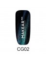 Лак для нігтів Makear Hybrid 8 мл - Cat Eye Galaxy 02