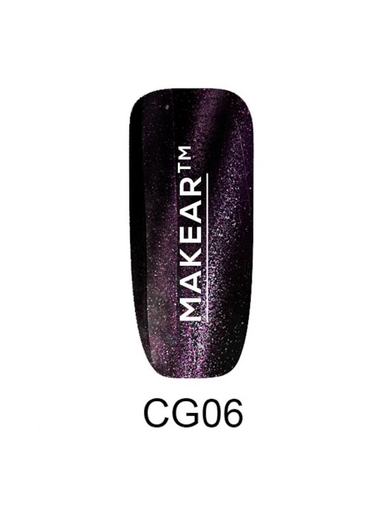 Makear Hybrid nail polish 8ml - Cat Eye Galaxy 06 *