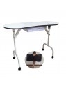 Folding desk 4031 white + bag