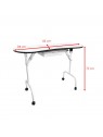 Folding desk 4031 white + bag