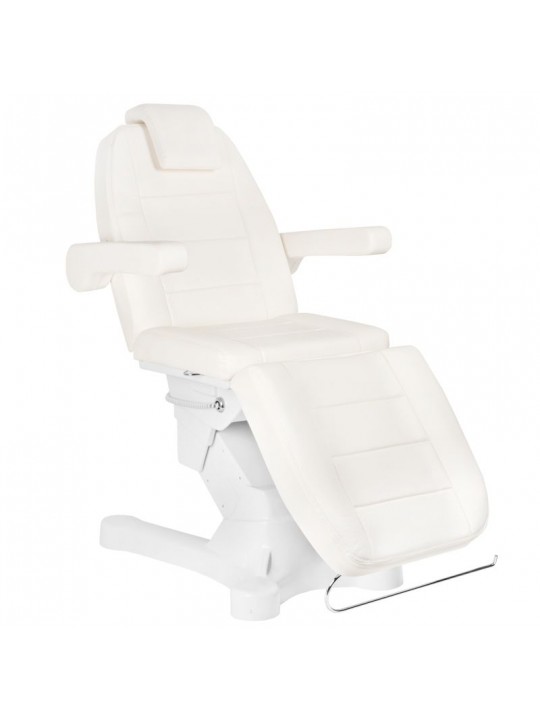 ELEKTRINĖ KOSMETINĖ KĖDĖ. A-207 WHITE/IVORY (4 VARIKLIAI)