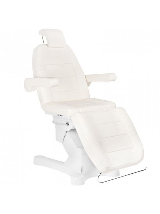 ELEKTRINĖ KOSMETINĖ KĖDĖ. A-207 WHITE/IVORY (4 VARIKLIAI)