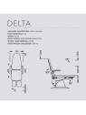 Fotel podologiczny NAMROL Delta 2 - 2 silniki z dzielonym podnóżkiem
