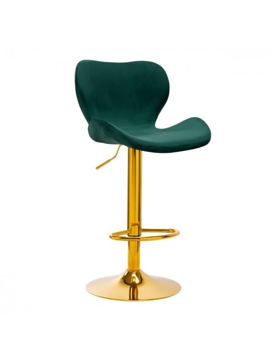 4Rico Bar stool QS-B15, green velvet