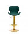 4Rico Bar stool QS-B15, green velvet