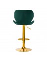 4Rico Bar stool QS-B15, green velvet