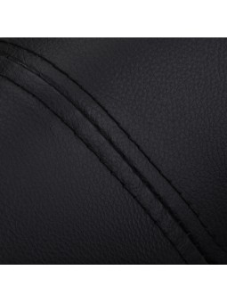 4Rico QS-B10 Öko-Barhocker, schwarzes Leder