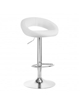 4Rico QS-B10 eco bar stool, white leather