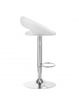 4Rico QS-B10 eco bar stool, white leather