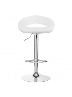 4Rico QS-B10 eco bar stool, white leather