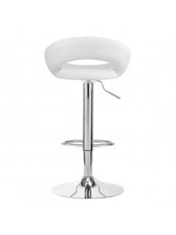 4Rico QS-B10 eco bar stool, white leather