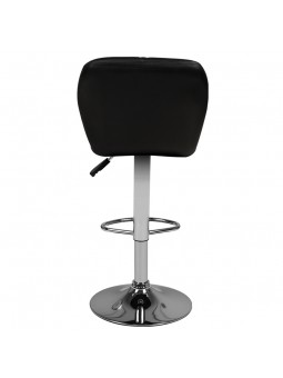 Hoker barowy M01 pikowany regulowany czarny