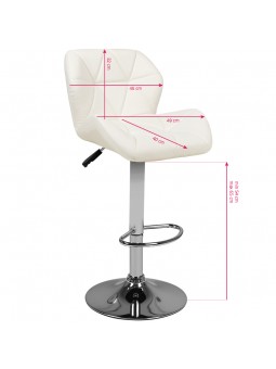 Bar hooker M01 pointed adjustable white