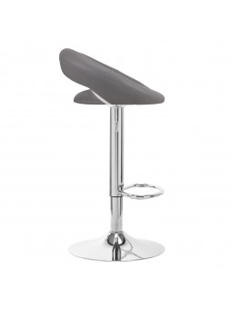 4Rico QS-B10 eco bar stool, gray leather