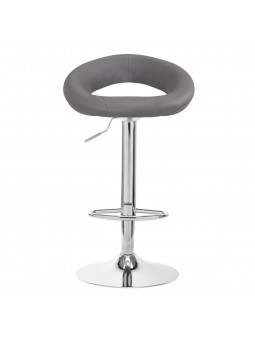 4Rico QS-B10 eco bar stool, gray leather