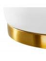 Taboret kosmetyczny Gold AM-830 Biały