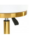 Gold AM-830 cosmetic stool, white