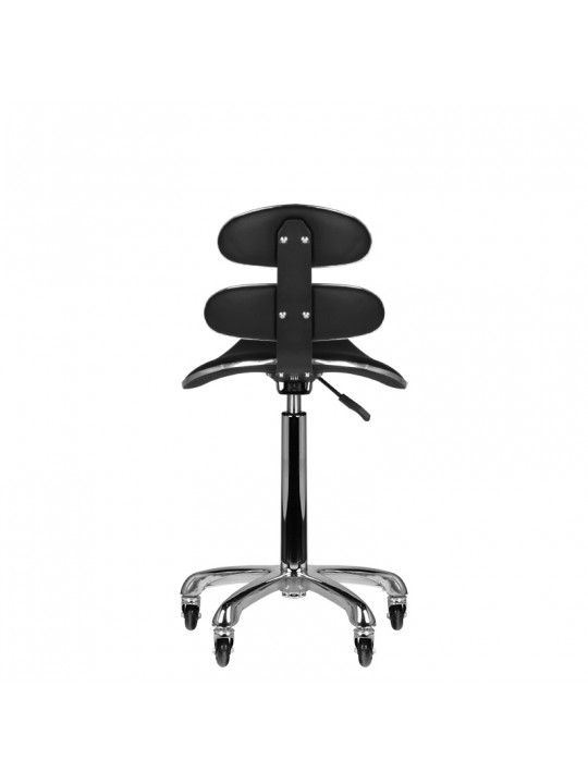 Roll speed cosmetic stool AM-880, black, high