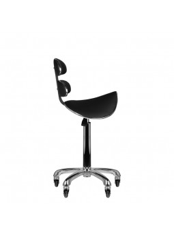 Roll speed kosmetinė taburetė AM-880, juoda, aukšta