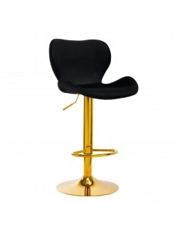 4Rico QS-B15 bar stool, black velvet