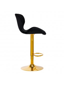 4Rico QS-B15 bar stool, black velvet