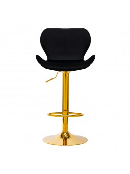 4Rico QS-B15 bar stool, black velvet