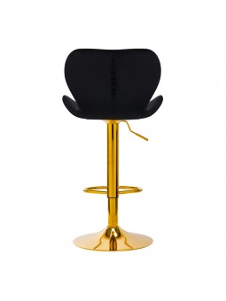 4Rico QS-B15 bar stool, black velvet