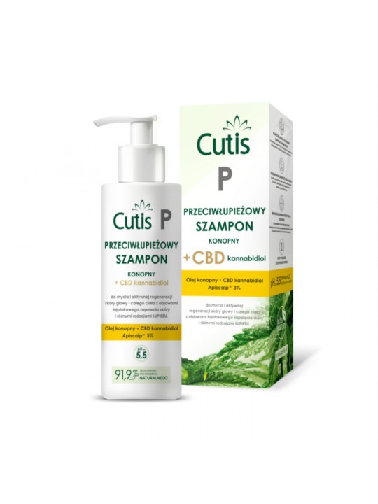 CUTIS P - Hanf + CBD Anti-Schuppen-Shampoo 150 ml