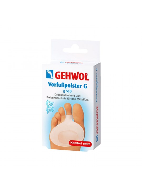 GEHWOL Anti-pressure gel cushion for the forefoot, large, 1 pair