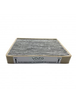 VENTO PRO Pakaitinis anglies filtras 20,5 cm x 15 cm absorberiui