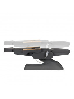 Elektrické kosmetické křeslo SILLON Lux 273b, 3 šedé motory, šedá základna