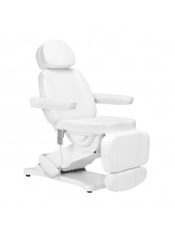 Scaun electric de frumusete SILLON CLASSIC, 3 motoare, cu incalzire, alb