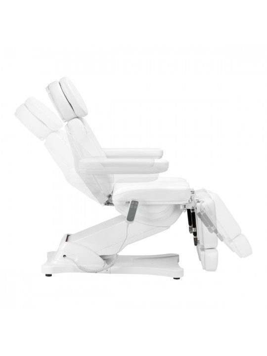 Elektryczny fotel kosmetyczny SILLON CLASSIC 2 silniki pedi biały
