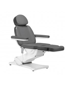 Elektrické kosmetické křeslo SILLON CLASSIC, 4 motory, s kolébkou, šedé