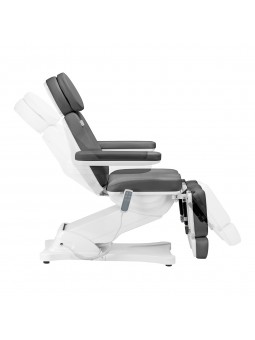 Elektrické kosmetické křeslo SILLON CLASSIC, 3 motory, s kolébkou pro pedi, šedé