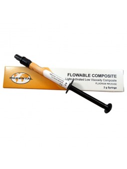 Flow Dental Medental LC A2 Syringe 2g - composite for attaching a nickel-titanium brace