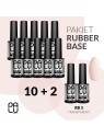 Palu Base 3in1 Rubber Base No. 5 Light Pink 11 мл упаковка 10 2